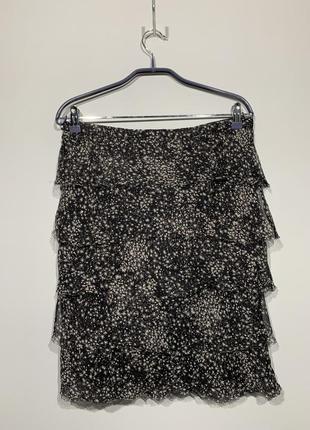 Шёлковая юбка marc cain размер s/m2 фото
