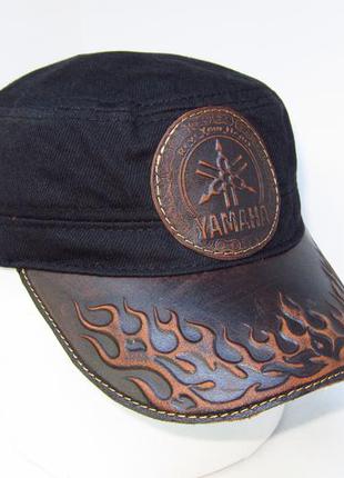 Кепка немка байкерская коттоновая yamaha  davani 00401