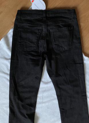 Новые джинсы графит чёрные6 фото