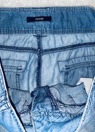 Женские джинсовые бриджи george на резинках3 фото