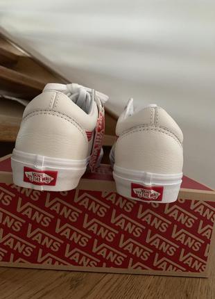 Кожаные кеды vans old skool2 фото