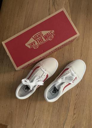 Кожаные кеды vans old skool4 фото