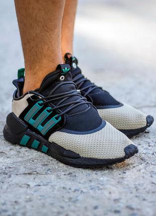 Кроссовки мужские adidas packer x eqt support зеленые / кросівки чоловічі адидас адідас кроссы