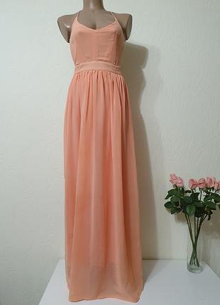 Сарафан платье нарядное с открытой спинкой