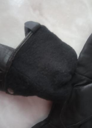 Кожаные перчатки4 фото