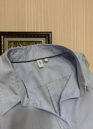 Полосатая блузка/рубашка в офисном стиле3 фото