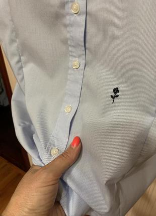 Полосатая блузка/рубашка в офисном стиле7 фото