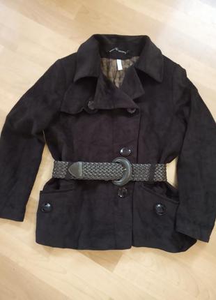 Плюшевое полупальто,куртка ,жакет,, trussardi,,48