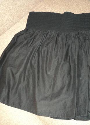Спідниця чорна бавовна h&m