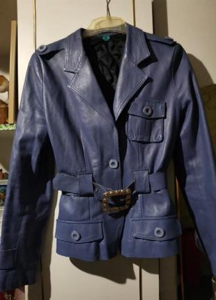 Кожаний піджак 36-38р