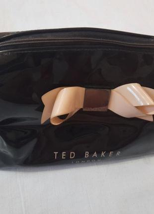 Брендовая  лаковая косметичка ted baker7 фото