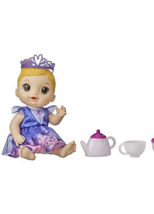 Кукла baby alive dolls tea sparkles чайный сервиз