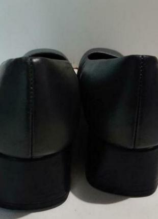 Кожаные фирменные качественные  винтажные туфли4 фото