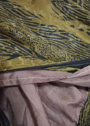 Костюм винтажный женский осень юбка винтаж миди кофта с рукавом блуза винтажный женская юбка меди кофта блуза коричневый черный змеиный принт7 фото