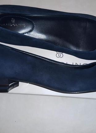 Замшевые туфли балетки bandolino размер 8,5 39-39,53 фото