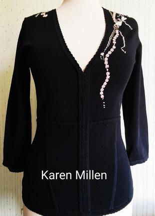 Вискоза кофта кардиган karen millen корсет