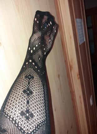 Колготы гипюр размер 50-54