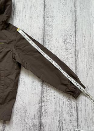 Крута непромокаємий куртка вітровка з капюшоном на підкладці quechua 8-9 років3 фото