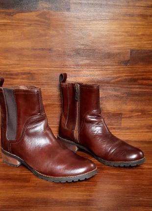 Ботинки челси женские timberland натуральная кожа размер 372 фото