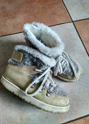 Тёплые ботинки zara 25 размер