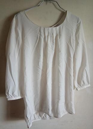 Блузка оверсайз молочна