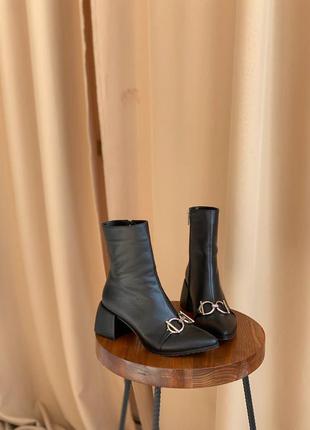 Шикарные женские ботинки на каблуке натуральная кожа замша италия4 фото