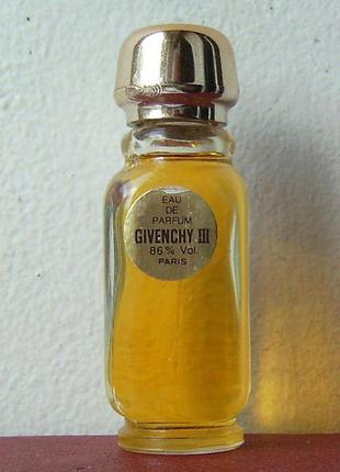 Миниатюра - givenchy iii - edp - 4 мл. оригінал. вінтаж