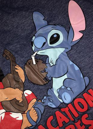 Домашняя пижамная майка рисунок дисней стич disney stitch10 фото