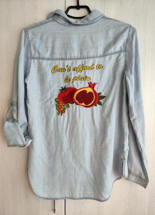 Новая натуральная рубашка h&m размер 36. 
оригинал с официального сайта. новая с бирками.