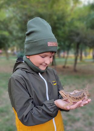 Стильна вітровка на фліс, демісезонна куртка,хакі,курточка гірчиця,бетмен4 фото