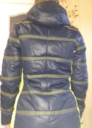 Нова жіноча демісезонна куртка . курточка осіння з капюшоном. розмір 44р.електрик4 фото