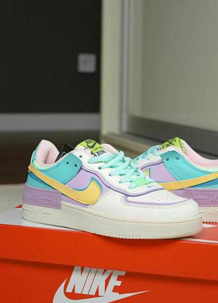 Жіночі кросівки nike air force 1 shadow pastel8 фото