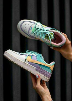 Женские кроссовки nike air force 1 shadow pastel5 фото