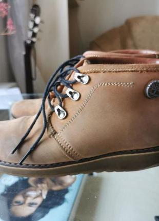 Тімберленди черевики з нубука на теплу зиму