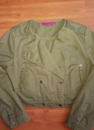 Куртка джинсова, косуха