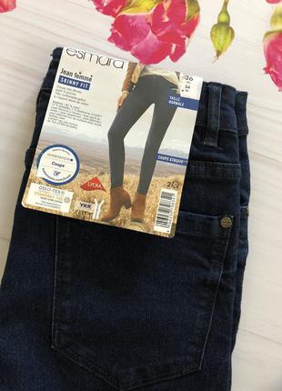 Фирменные темно - синие джинсы skinny fit esmara. розродаж вещей 🔥4 фото
