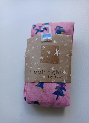 Next. колготки теплі з ялинкою на 1,5-2 роки.4 фото