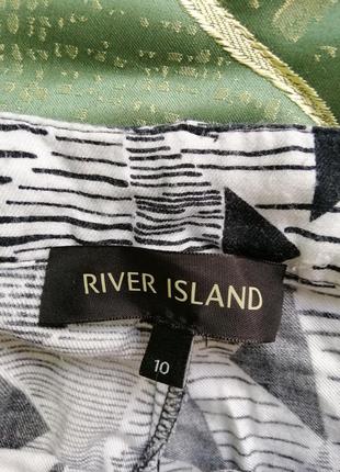 Штаны river  island. штаны 36 размера. штаны с высокой посадкой с защипами.2 фото