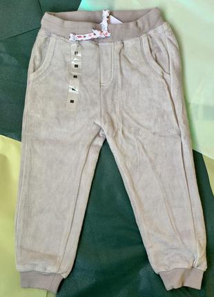 Тёпленькие штанишки для девочки от фирмы cool club🥰 размер 86 (18 месяцев).