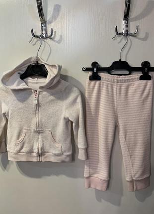 Детский розовый костюм carter’s
