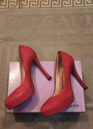 Новые женские туфли из натуральной замши carlo pazolini, размер 391 фото