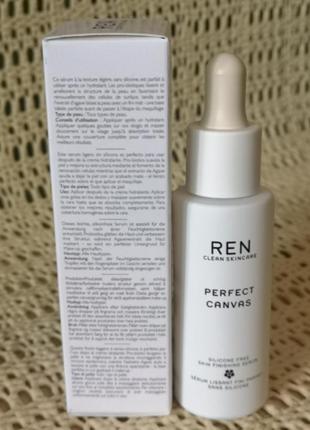 Ren perfect canvas skin finishing serum праймер для лица, 30 мл5 фото