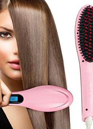 Плойка, расческа-выпрямитель fast hair straightener1 фото