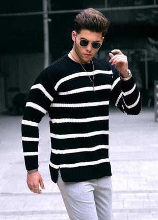 Тёплый мужской свитер