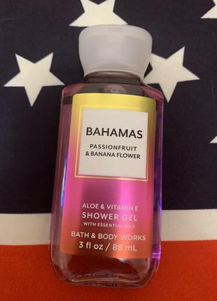 Парфумований гель для душу bahamas від bath and body works usa2 фото