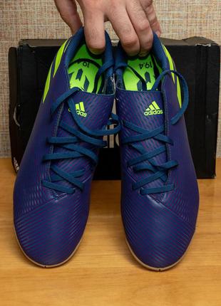Оригинал! футзалки бутсы adidas men's nemeziz messi 19.4 us11.5/eur46/29см стелька