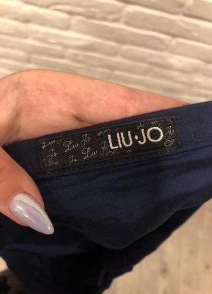 Классическая синяя юбка liu jo9 фото