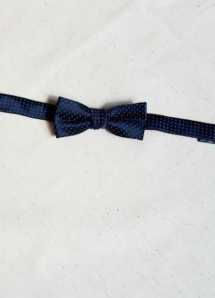 Краватка метелик синій в горошок next англія стік з німеччини на 3-6 років2 фото