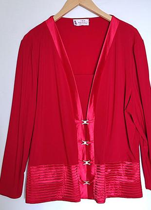 Трикотажна блуза батал