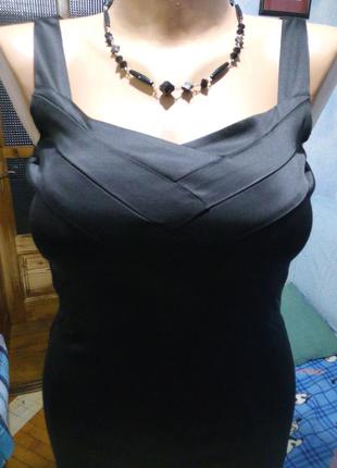 Маленьке чорне плаття # футляр # коктейльне # нарядне3 фото